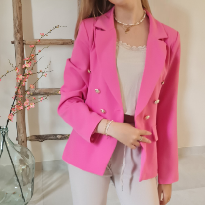 Afbeeldingen van 70 % Blazer- Fuchsia