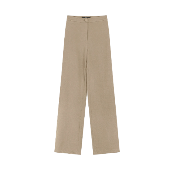 Afbeeldingen van 70% Basic effen pantalon - zand 