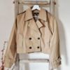 Afbeeldingen van Jasje trenchcoat licht bruin 