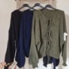 Afbeeldingen van Zacht vest met striksluiting Marine blauw