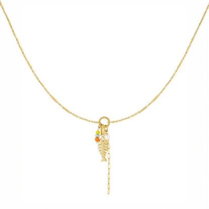 Afbeeldingen van Vis ketting kort 