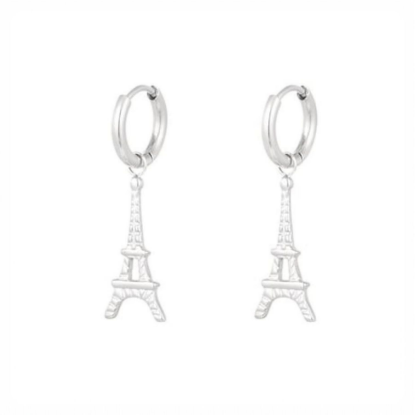 Afbeeldingen van Eiffel oorbellen - zilver