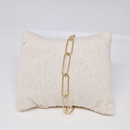 Afbeeldingen van Grote schakels armband goud