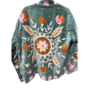 Afbeeldingen van Velvet green yingyang