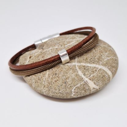 Afbeeldingen van Vic bruin leer herfstbruin koord 