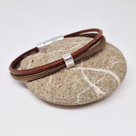 Afbeeldingen van Vic bruin leer herfstbruin koord 