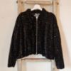 Afbeeldingen van Fluwelen jasje met pailletten Zwart