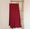 Afbeeldingen van Maxi rok Satijn rood