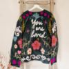Afbeeldingen van TOUT Velvet Jacket You are Loved