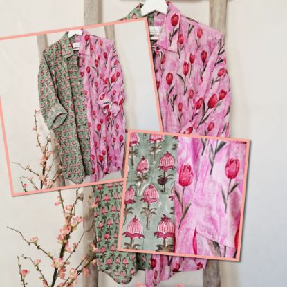 Afbeeldingen van Ibza blousejurk Tulp