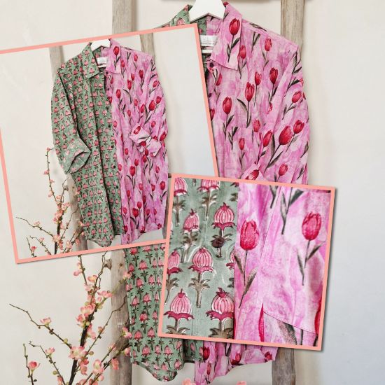 Afbeeldingen van Ibza blousejurk Tulp