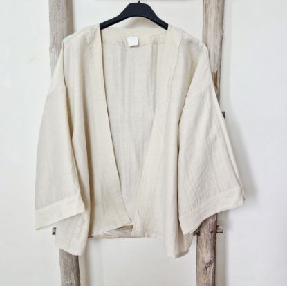 Afbeeldingen van Strandjasje beige