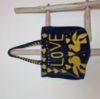 Afbeeldingen van Velvet tas blauw Love