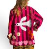 Afbeeldingen van TOUT - Birds Jacket Pink stripes
