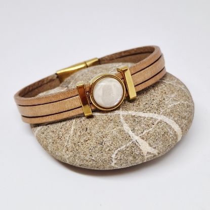 Afbeeldingen van NAOMI GOUD taupe creme - m