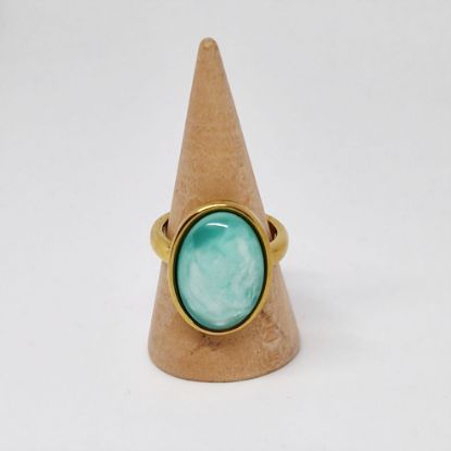 Afbeeldingen van DIEDE RING GOUD-mint ovaal
