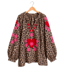 Afbeeldingen van TOUT - Blouse Panter Isis rood